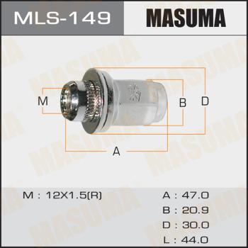 MASUMA MLS-149 - Гайка крепления колеса unicars.by