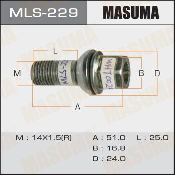 MASUMA MLS-229 - Болт крепления колеса unicars.by