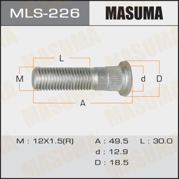 MASUMA MLS226 - Шпилька ступицы колеса unicars.by