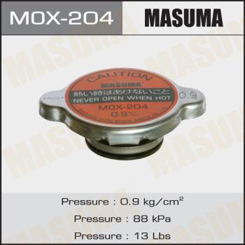 MASUMA MOX-204 - Крышка, резервуар охлаждающей жидкости unicars.by