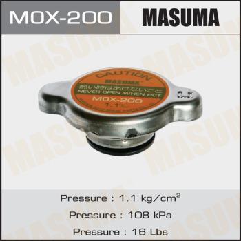 MASUMA MOX-200 - Крышка, резервуар охлаждающей жидкости unicars.by