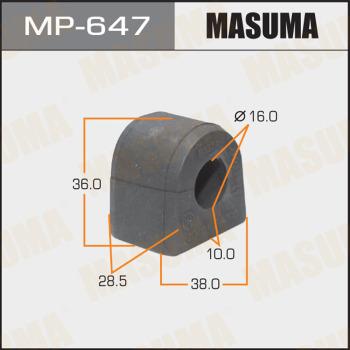 MASUMA MP-647 - Втулка стабилизатора unicars.by