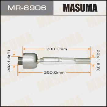 MASUMA MR-8906 - Осевой шарнир, рулевая тяга unicars.by