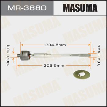 MASUMA MR-3880 - Осевой шарнир, рулевая тяга unicars.by