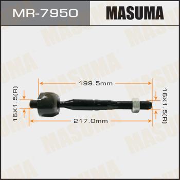 MASUMA MR-7950 - Осевой шарнир, рулевая тяга unicars.by