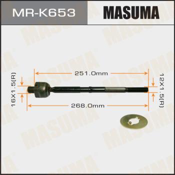 MASUMA MR-K653 - Осевой шарнир, рулевая тяга unicars.by