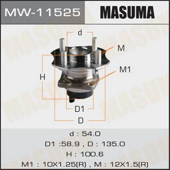 MASUMA MW11525 - Ступица колеса, поворотный кулак unicars.by