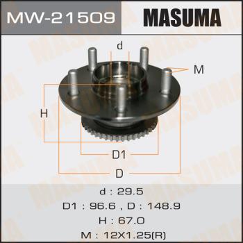 MASUMA MW-21509 - Ступица колеса, поворотный кулак unicars.by