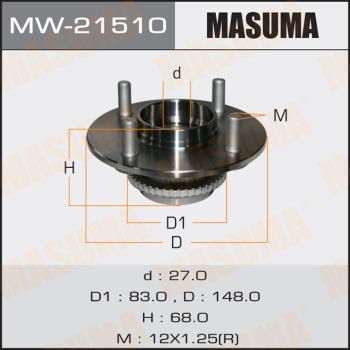 MASUMA MW-21510 - Ступица колеса, поворотный кулак unicars.by