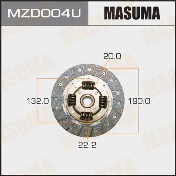 MASUMA MZD004U - Диск сцепления, фрикцион unicars.by