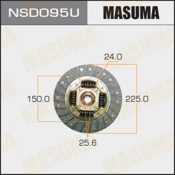 MASUMA NSD095U - Диск сцепления, фрикцион unicars.by