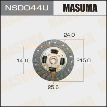 MASUMA NSD044U - Диск сцепления, фрикцион unicars.by