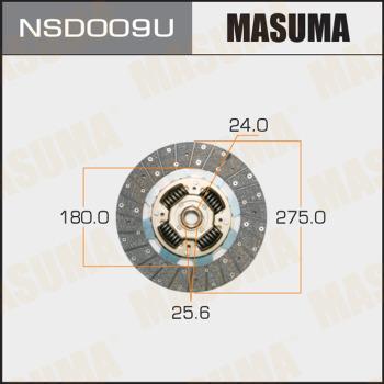 MASUMA NSD009U - Диск сцепления, фрикцион unicars.by