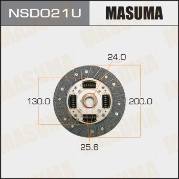 MASUMA NSD021U - Диск сцепления, фрикцион unicars.by