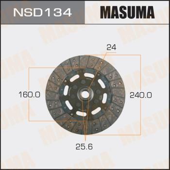 MASUMA NSD134 - Диск сцепления, фрикцион unicars.by