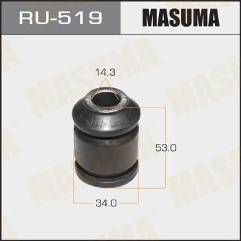 MASUMA RU-519 - Втулка, рычаг подвески колеса unicars.by