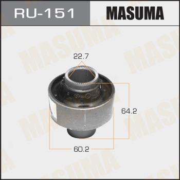 MASUMA RU151 - Сайлентблок, рычаг подвески колеса unicars.by