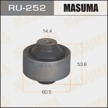 MASUMA RU-252 - Сайлентблок, рычаг подвески колеса unicars.by