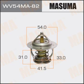 MASUMA WV54MA82 - Термостат охлаждающей жидкости / корпус unicars.by