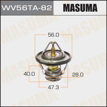 MASUMA WV56TA82 - Термостат охлаждающей жидкости / корпус unicars.by