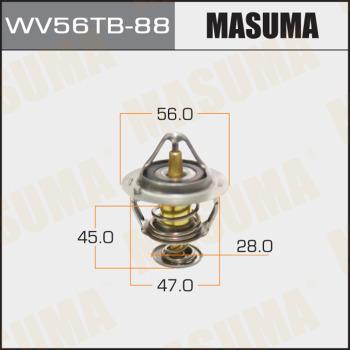 MASUMA WV56TB-88 - Термостат охлаждающей жидкости / корпус unicars.by