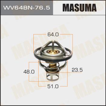 MASUMA WV64BN765 - Термостат охлаждающей жидкости / корпус unicars.by