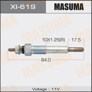 MASUMA XI619 - Свеча накаливания unicars.by