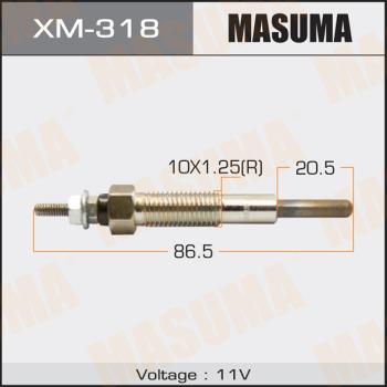 MASUMA XM-318 - Свеча накаливания unicars.by