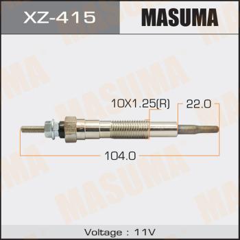 MASUMA XZ-415 - Свеча накаливания unicars.by