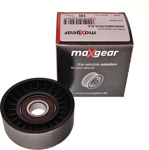 Maxgear 54-0502 - Ролик, поликлиновый ремень unicars.by