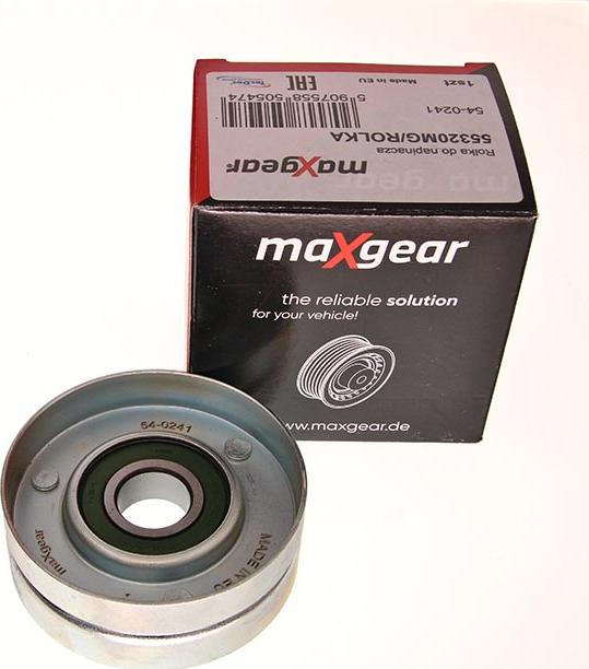 Maxgear 54-0241 - Ролик, поликлиновый ремень unicars.by