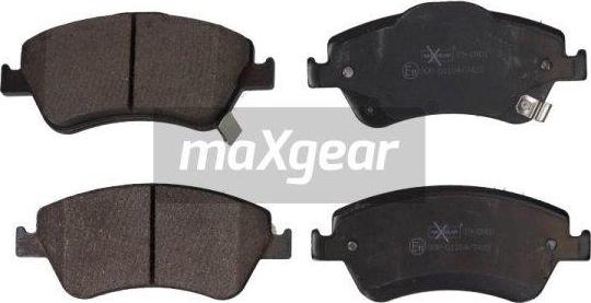 Maxgear 19-0901 - Тормозные колодки, дисковые, комплект unicars.by