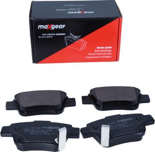 Maxgear 19-0462 - Тормозные колодки, дисковые, комплект unicars.by