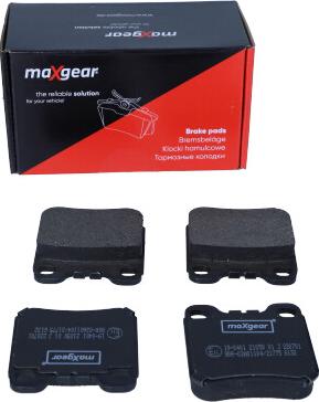 Maxgear 19-0401 - Тормозные колодки, дисковые, комплект unicars.by