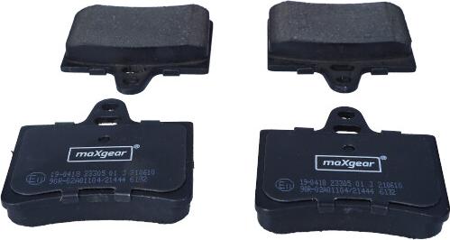 Maxgear 19-0418 - Тормозные колодки, дисковые, комплект unicars.by