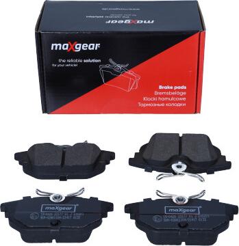 Maxgear 19-0426 - Тормозные колодки, дисковые, комплект unicars.by