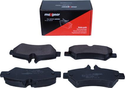 Maxgear 19-0580 - Тормозные колодки, дисковые, комплект unicars.by