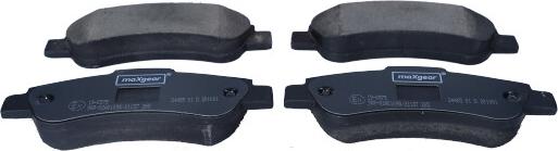 Maxgear 19-0575 - Тормозные колодки, дисковые, комплект unicars.by