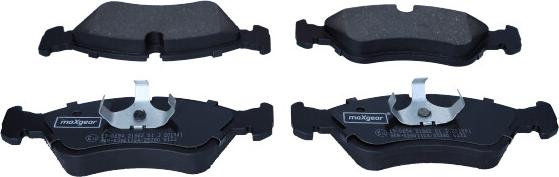 Maxgear 19-0654 - Тормозные колодки, дисковые, комплект unicars.by