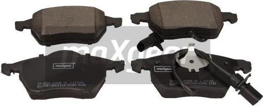 Maxgear 19-0652 - Тормозные колодки, дисковые, комплект unicars.by