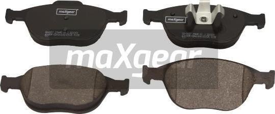 Maxgear 19-0657 - Тормозные колодки, дисковые, комплект unicars.by