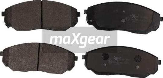 Maxgear 19-0888 - Тормозные колодки, дисковые, комплект unicars.by