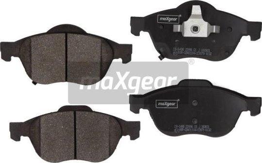 Maxgear 19-1498 - Тормозные колодки, дисковые, комплект unicars.by