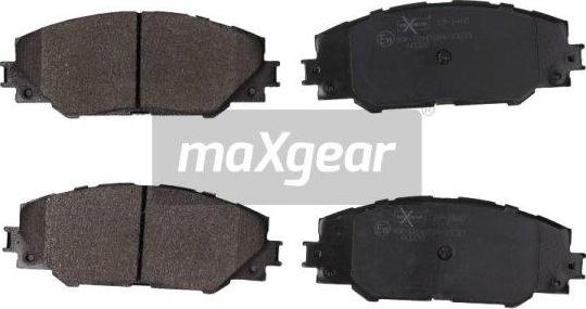 Maxgear 19-1460 - Тормозные колодки, дисковые, комплект unicars.by