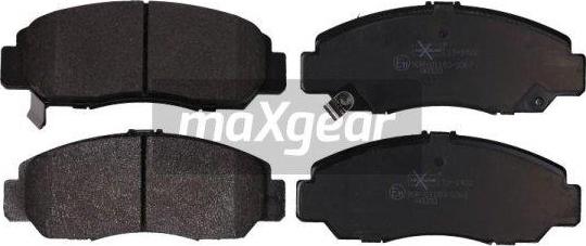 Maxgear 19-1422 - Тормозные колодки, дисковые, комплект unicars.by