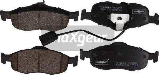 Maxgear 19-1093 - Тормозные колодки, дисковые, комплект unicars.by