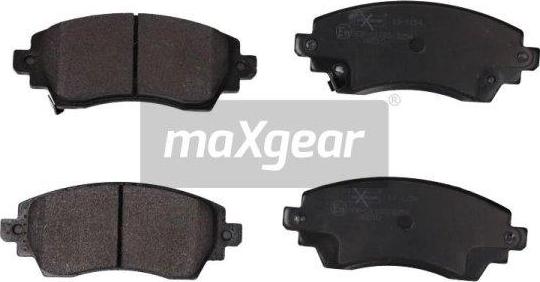 Maxgear 19-1154 - Тормозные колодки, дисковые, комплект unicars.by