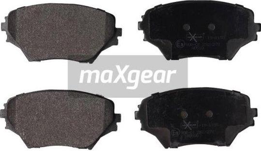 Maxgear 19-1155 - Тормозные колодки, дисковые, комплект unicars.by