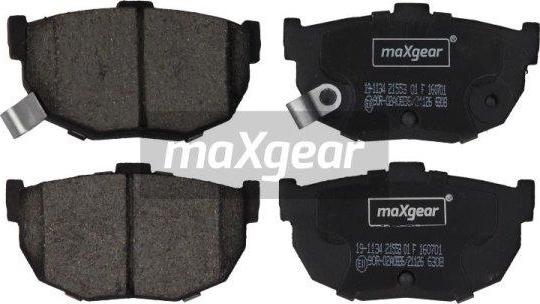 Maxgear 19-1134 - Тормозные колодки, дисковые, комплект unicars.by