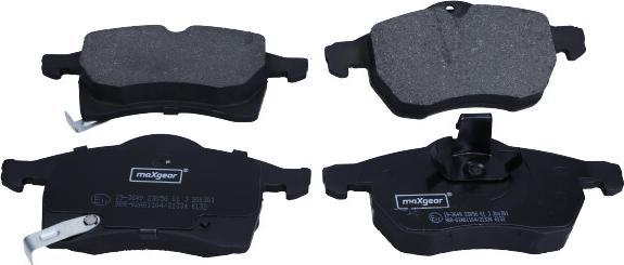 Maxgear 19-3649 - Тормозные колодки, дисковые, комплект unicars.by